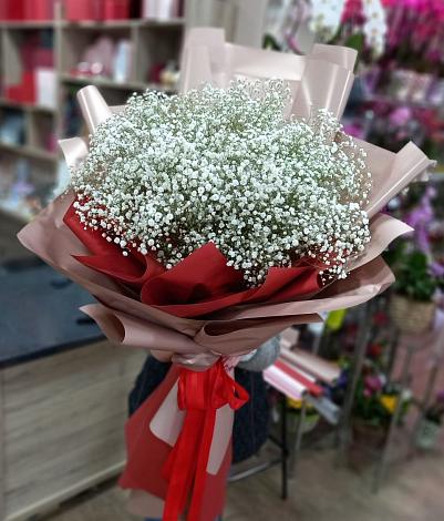Букет цветов из: Гипсофила в Елгозино