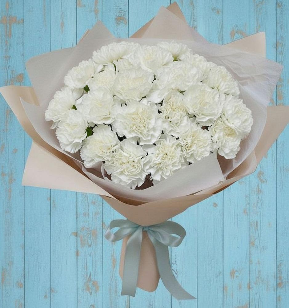 Букет цветов из: Гвоздики в Елгозино