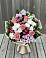 Букет цветов из: Альстромерии, Гвоздики, Розы и Хризантемы в Елгозино