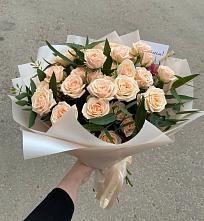 Букет Кремовые розы Латте #REPLACE_PRED# Елгозино