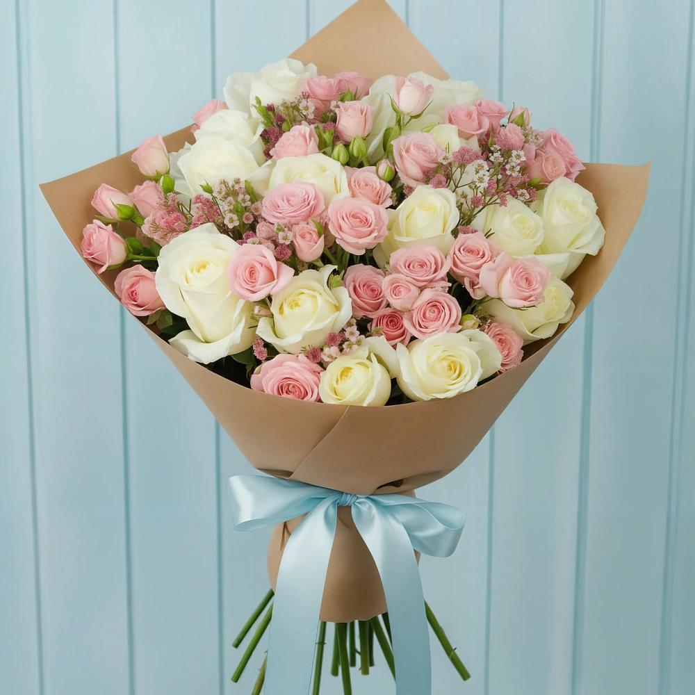 Букет цветов из: Розы в Елгозино