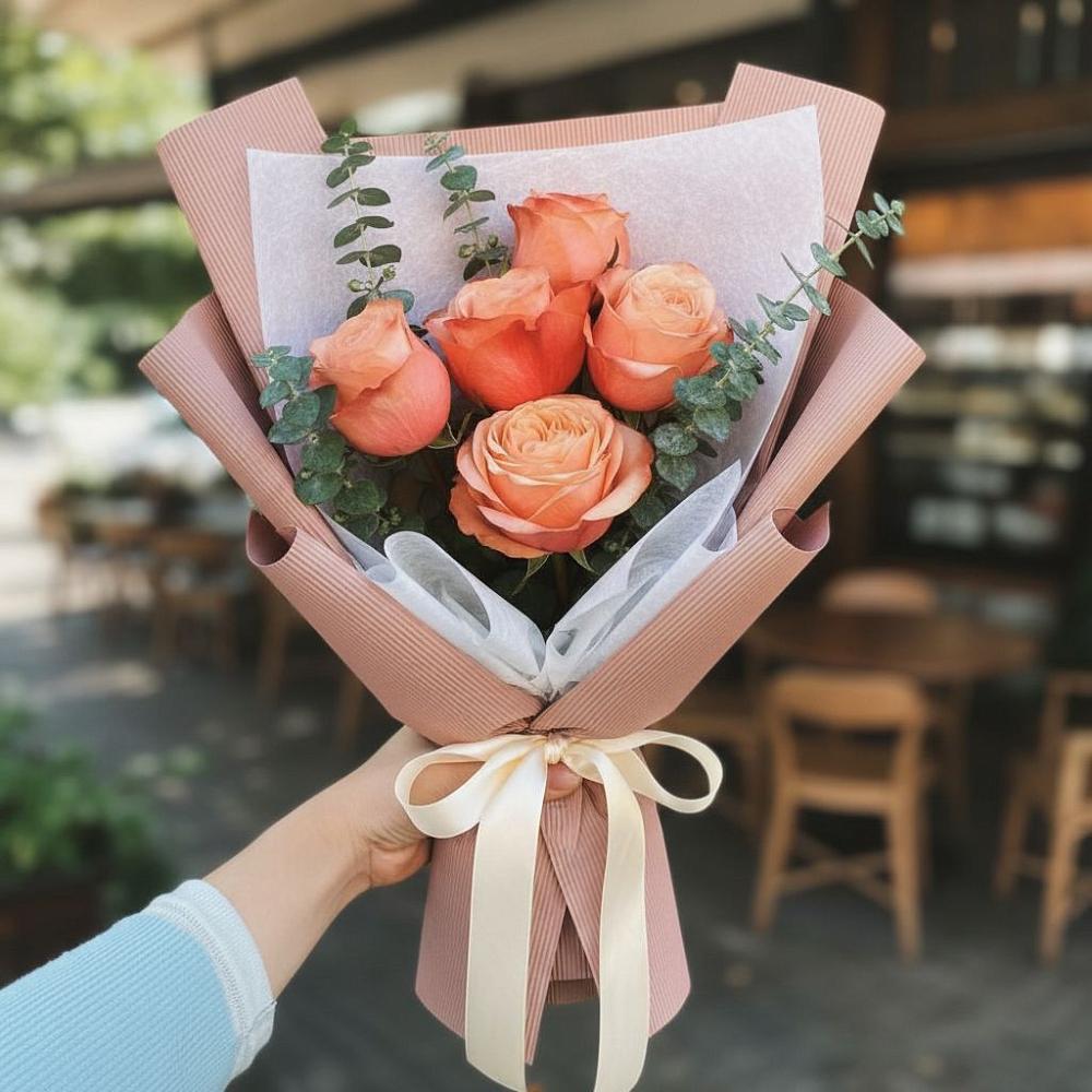 Букет цветов из: Розы в Елгозино