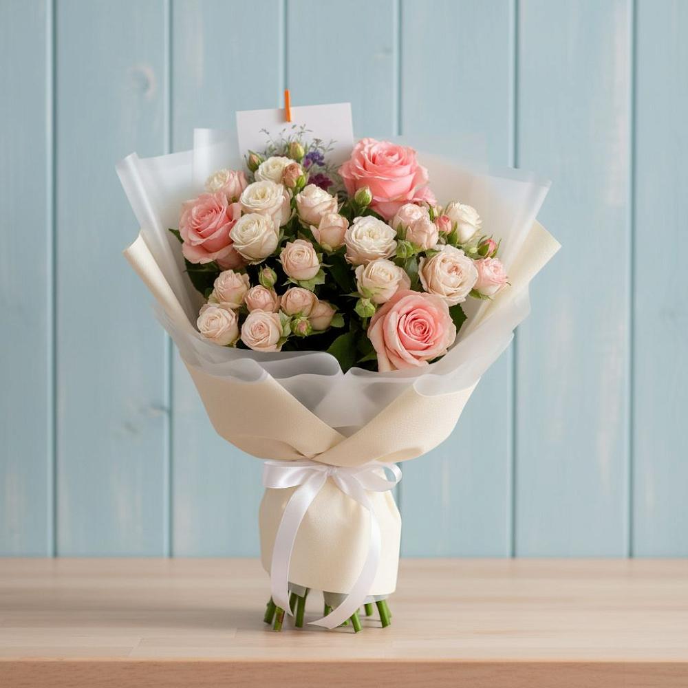 Букет цветов из: Розы в Елгозино