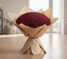 Букет 101 Красная роза #REPLACE_PRED# Елгозино