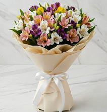 Букет цветов из:  Альстромерии в Елгозино