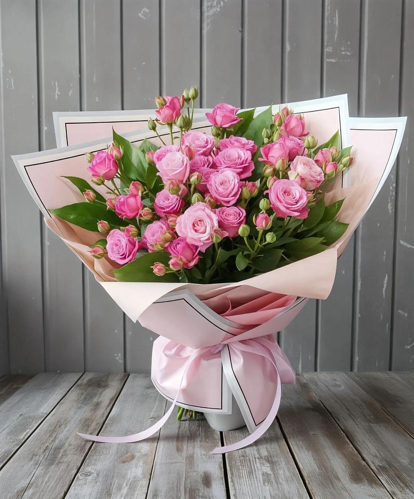 Букет Розовый кустик в Елгозино