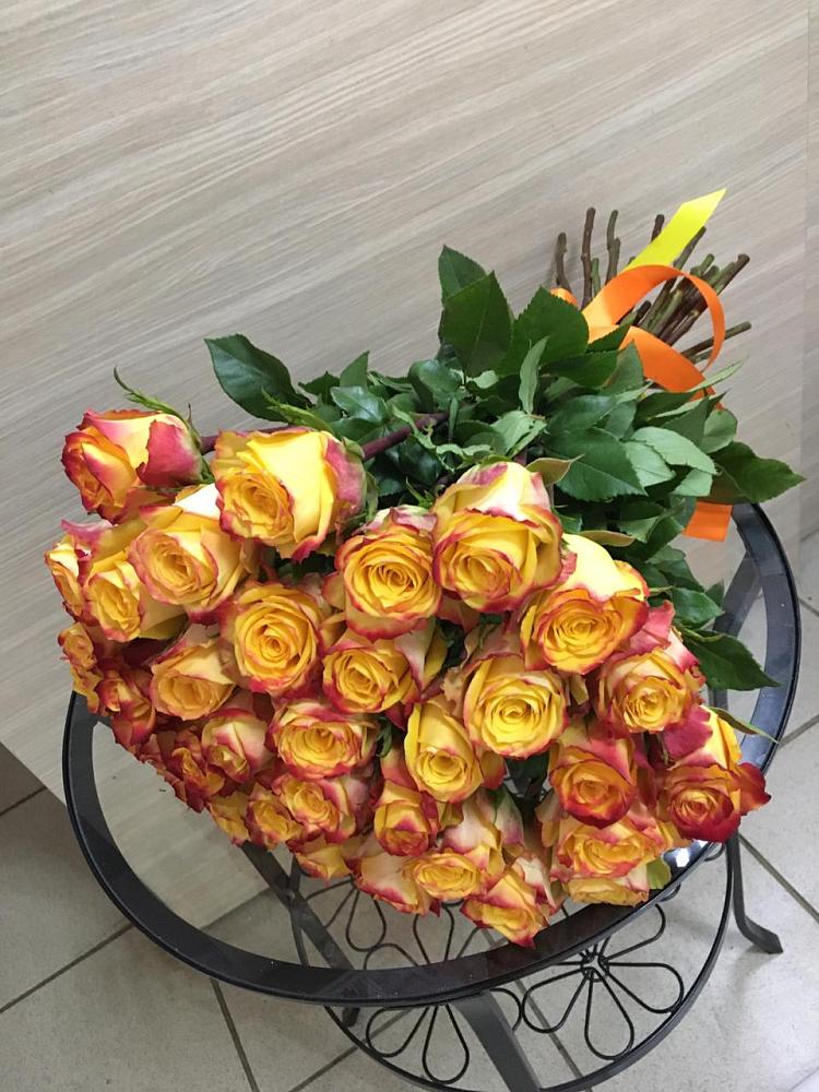 Букет Желтые розы в Елгозино