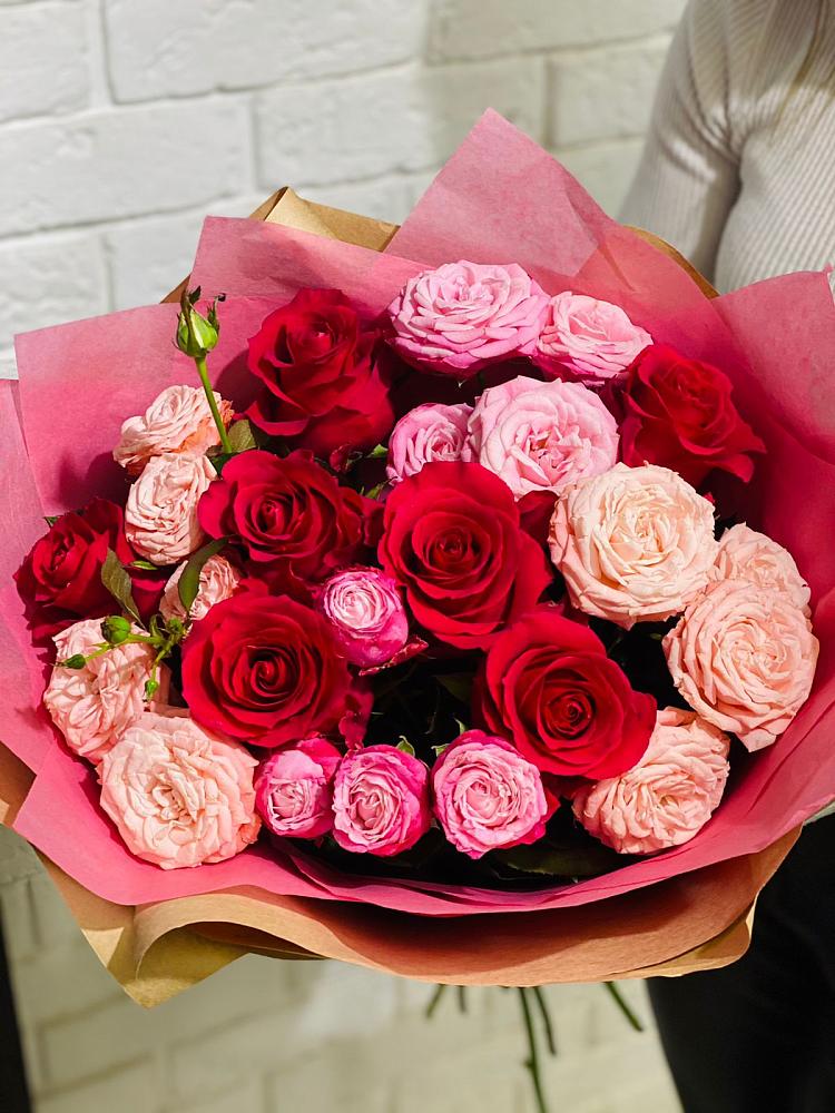 Букет цветов из: Розы в Елгозино