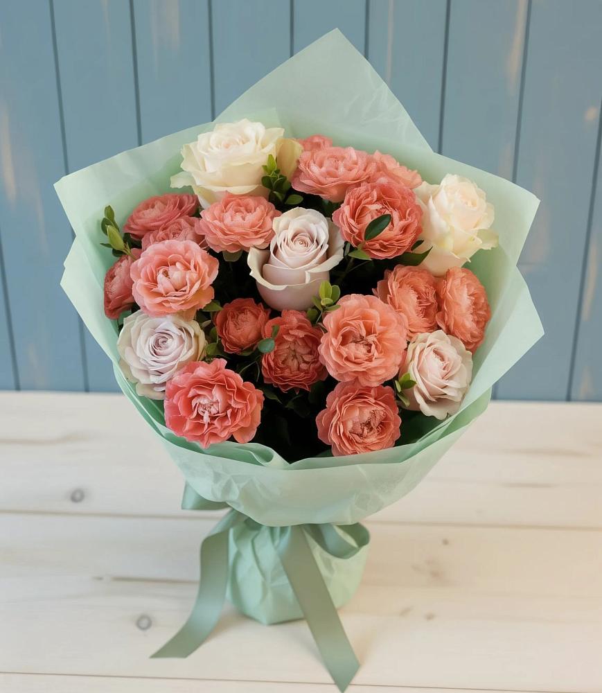 Букет цветов из: Розы в Елгозино