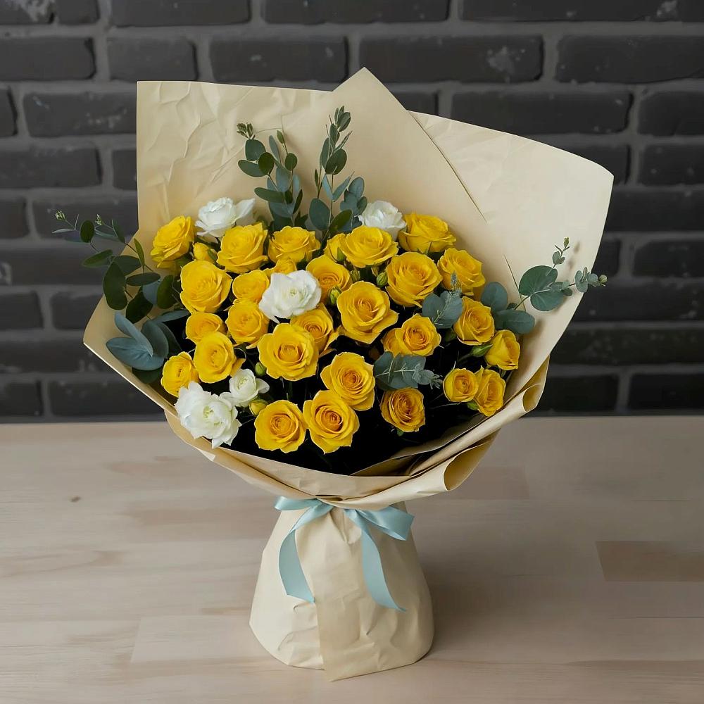 Букет цветов из: Розы в Елгозино