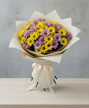 Букет цветов из:  Хризантемы в Елгозино