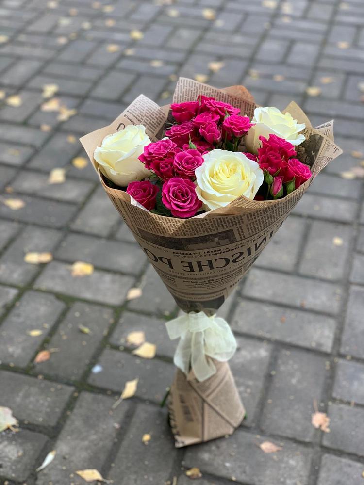 Букет цветов из: Розы в Елгозино