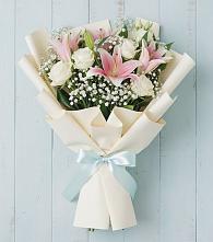 Букет цветов из:  Лилии в Елгозино