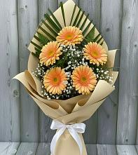 Букет цветов из:  Герберы в Елгозино