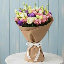 Букет цветов из:  Лизиантусы в Елгозино